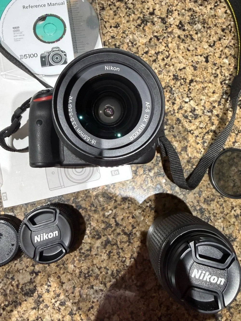 Nikon DSLR Camera Kit in Black with Two Lenses